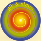 Gib und Nimm Aufkleber