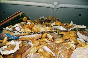 Brot wird verbrannt